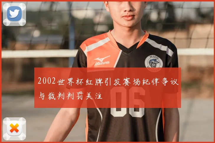2002世界杯红牌引发赛场纪律争议与裁判判罚关注
