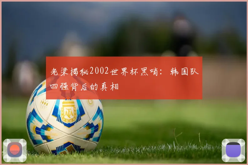 老梁揭秘2002世界杯黑哨：韩国队四强背后的真相